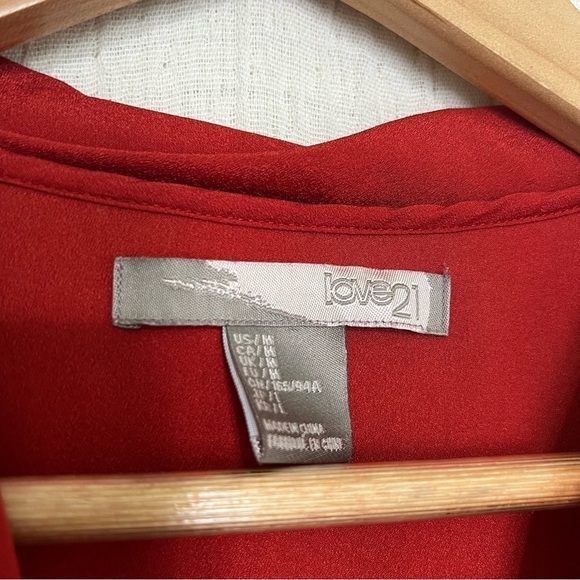 Love21 Rust Orange Dress size M - Picture 3 of 4